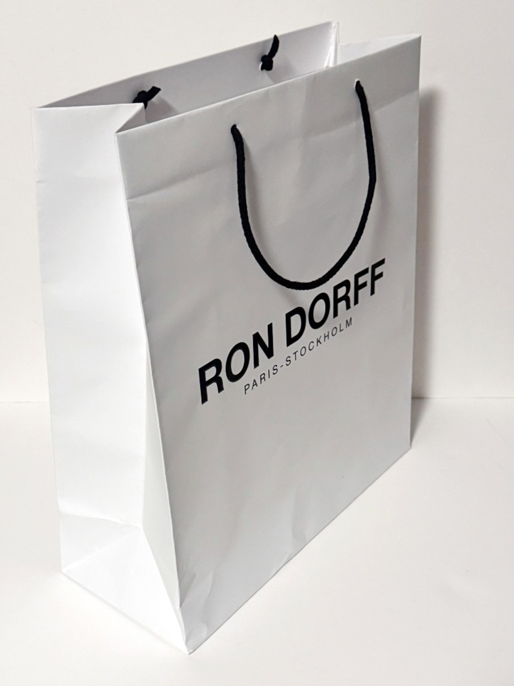 Ron Dorff Paris Shopping Gift Bag Large 16.5” x 14” x 6” Empty Luxury Bag
